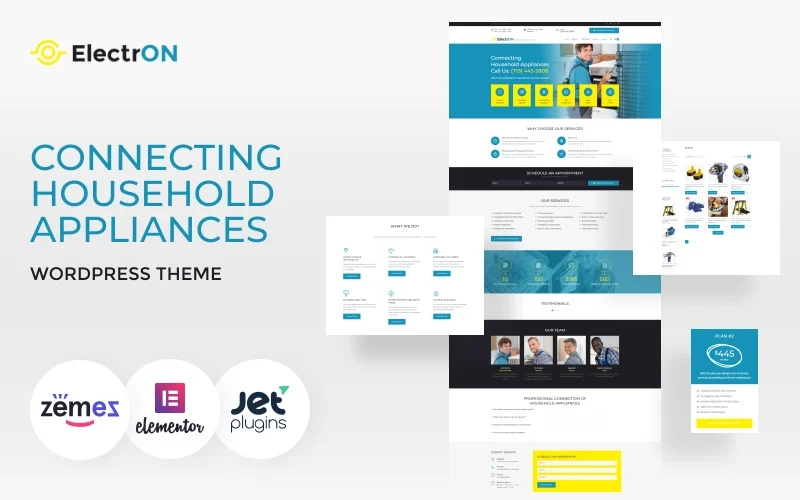 ElectrON - Connecting Household Appliances WordPress Theme