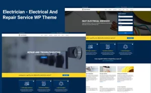 Electrician - Electrical Service WordPress