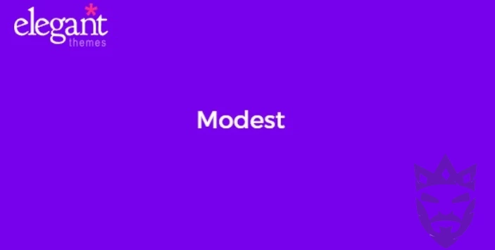 Elegant Themes Modest