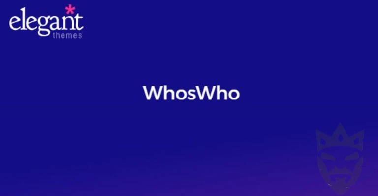 Elegant Themes WhosWho