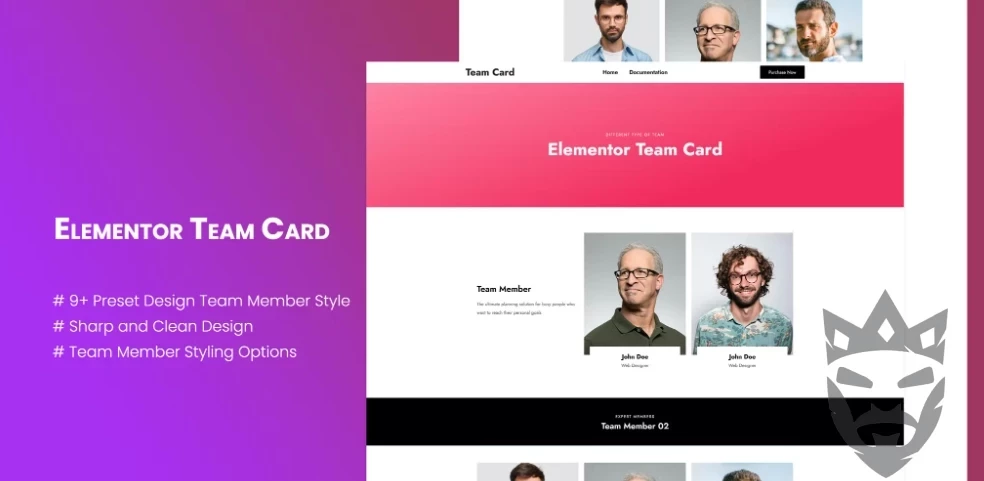 Elementor Team Card