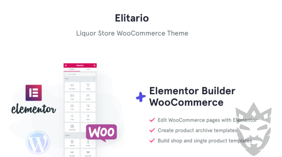 Elitario - Liquor Store WooCommerce Theme