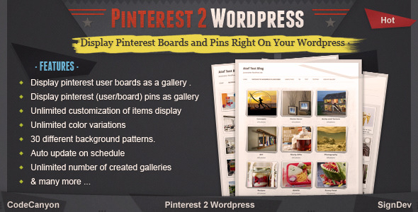 Pinterest to WordPress