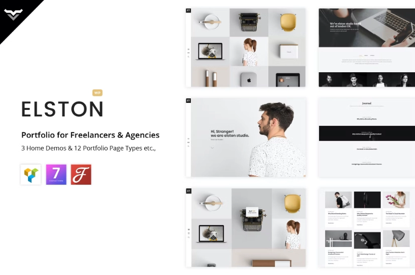 Elston - Portfolio for Freelancers & Agencies