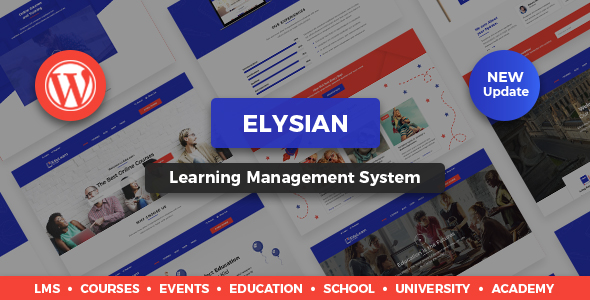 Elysian - WordPress School Theme + LMS