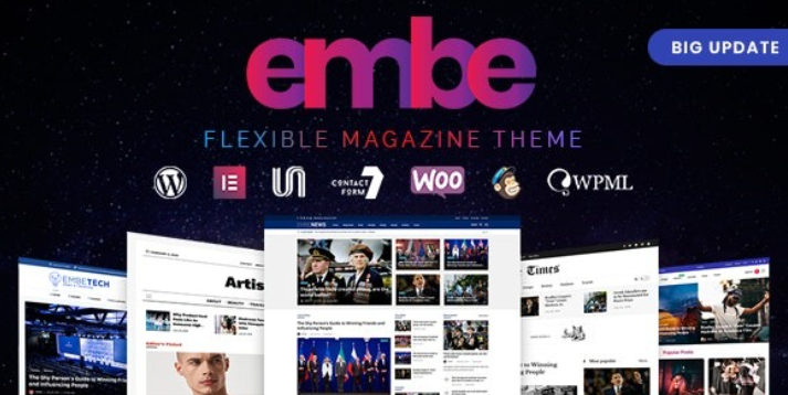 EmBe - Flexible Magazine WordPress Theme