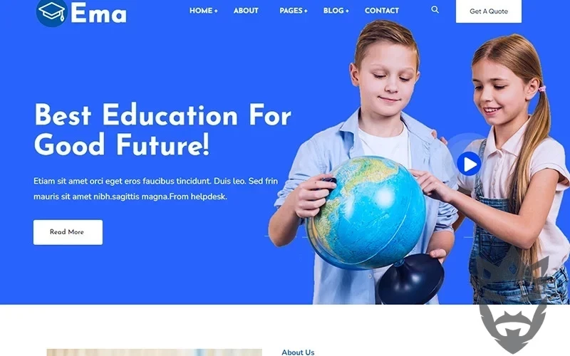 Eman - Kindergarten and Child Care WordPress Theme