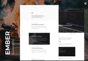 Ember - Minimal WordPress Blog Theme