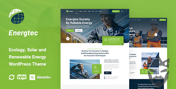 Energtec - Solar and Wind Energy WordPress Theme