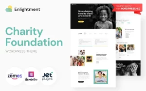 Enlightment - Charity Foundation WordPress Theme