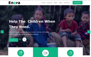 Enora - Charity and Nonprofit WordPress Theme