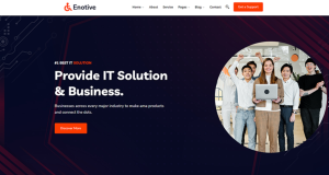 Enotive - IT Solutions and Business WordPress Theme