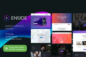 Enside - Multipurpose Onepage Landing Page WordPress Theme