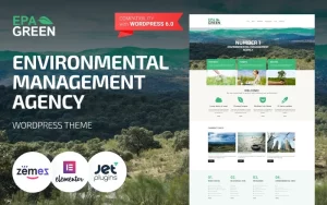 Epa Green - Environmental Responsive WordPress Theme