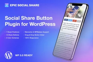 Epic Social Share Button for WordPress