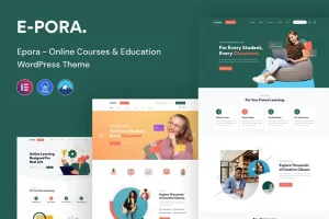 Epora - Online Courses & Education WordPress Theme