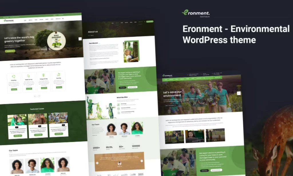 Eronment - Environmental WordPress theme