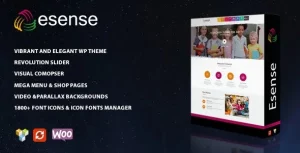 Esense - Vibrant and elegant WP theme