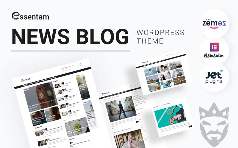 Essentam - News Blog Multipurpose Classic WordPress Theme