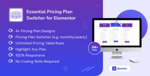 Essential Pricing Plan Switcher for Elementor