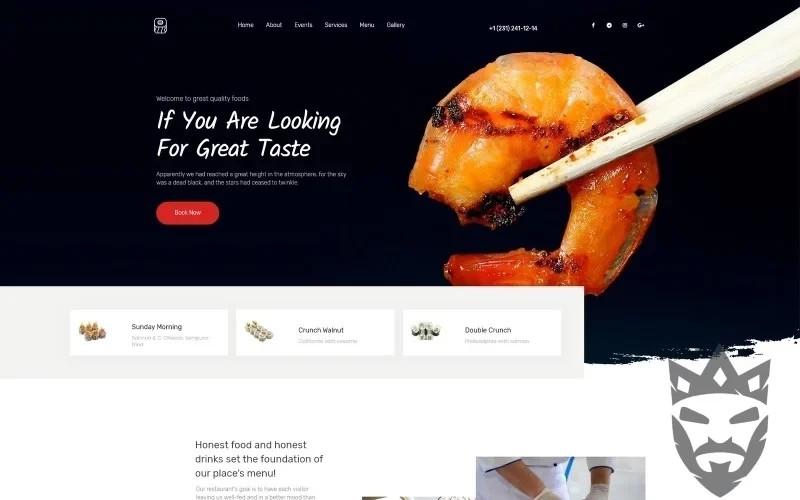 European Cuisine WordPress Theme