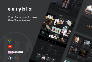 Eurybia - Creative WordPress Portfolio Theme