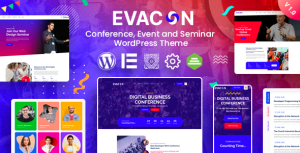 Evacon - Event  Conference WordPress Theme