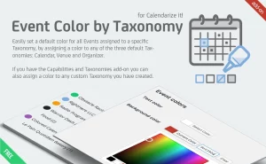 Event Color by Calendar for Calendarize It!