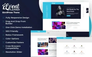 Event Planner and Organizer WordPress Theme