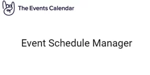 Event Schedule Manager