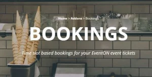 EventOn Bookings Add-on