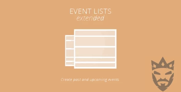 EventOn Events Lists Extended Add-on