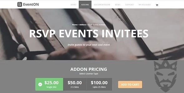 EventOn RSVP Events Invitees Add-on