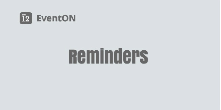 EventOn Reminders