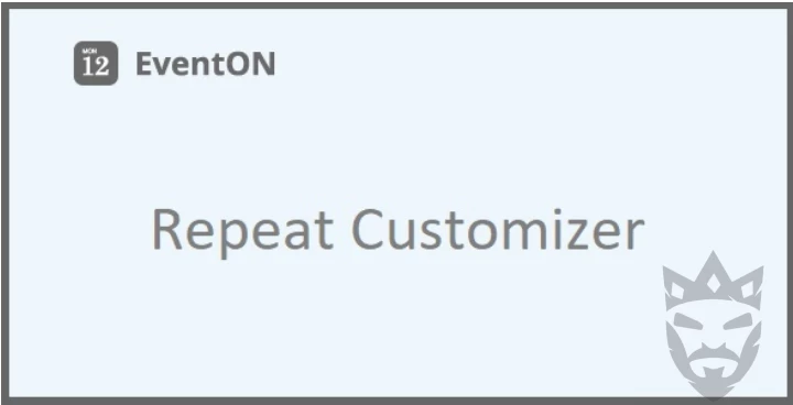 EventOn Repeat Customizer