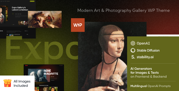 Expo - Art  Gallery WordPress Theme