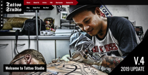 Tattoo Studio - Responsive WordPress Theme