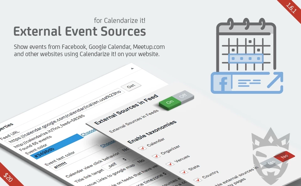 External Event Sources for Calendarize it!