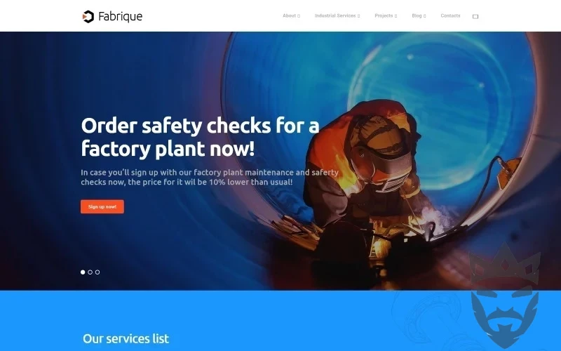 Fabrique - Industrial & Engineering WordPress Theme