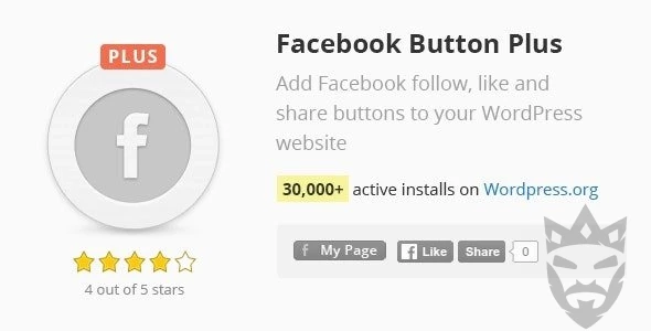 Facebook Button Plus