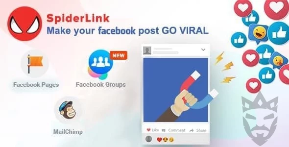 Facebook SpiderLink - Make Your Facebook Post GO VIRAL