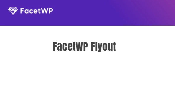 FacetWP Mobile Flyout