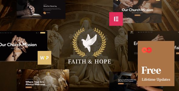 Faith  Hope | Church  Religion Non-Profit WordPress Theme