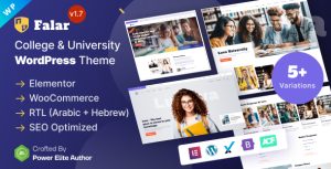 Falar - College University Elementor WordPress Theme