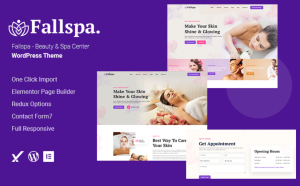 Fallspa - Beauty  Spa Center WordPress Theme