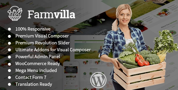 Farmvilla Organic Theme WordPress theme