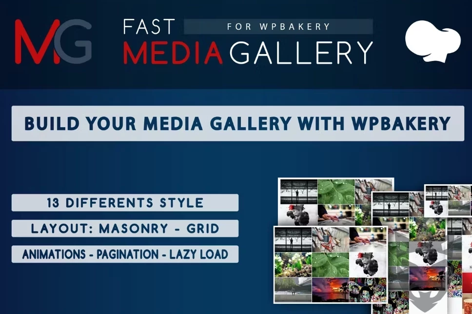 Fast Media Gallery For WPBakery - WP Plugin