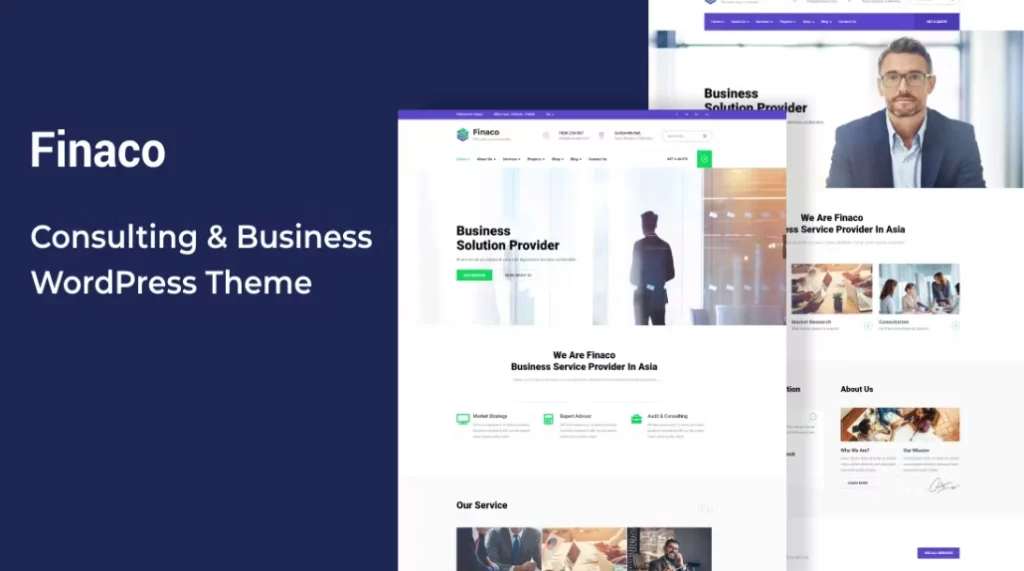 Finaco - Consulting & Business WordPress Theme