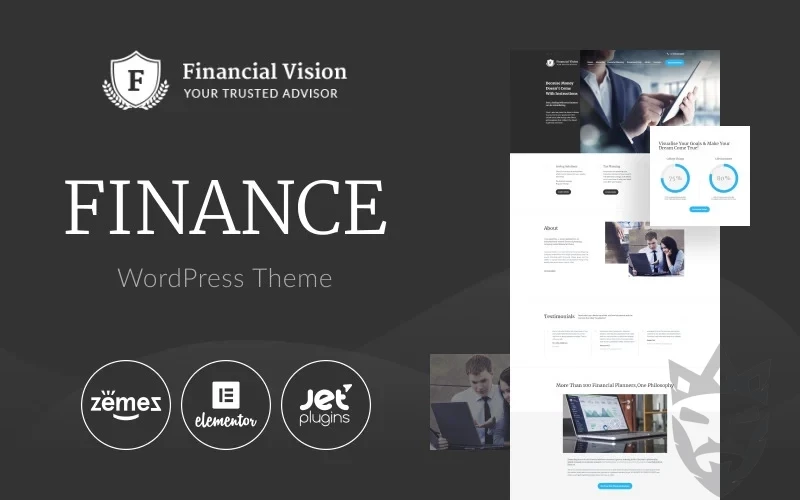 Financial Vision – Finance Multipurpose Classic Elementor WordPress Theme