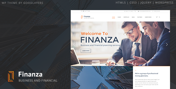 Finanza - Business  Financial WordPress